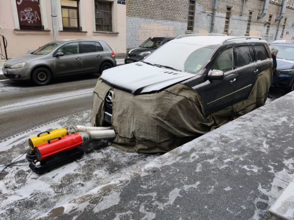 Отогрев авто